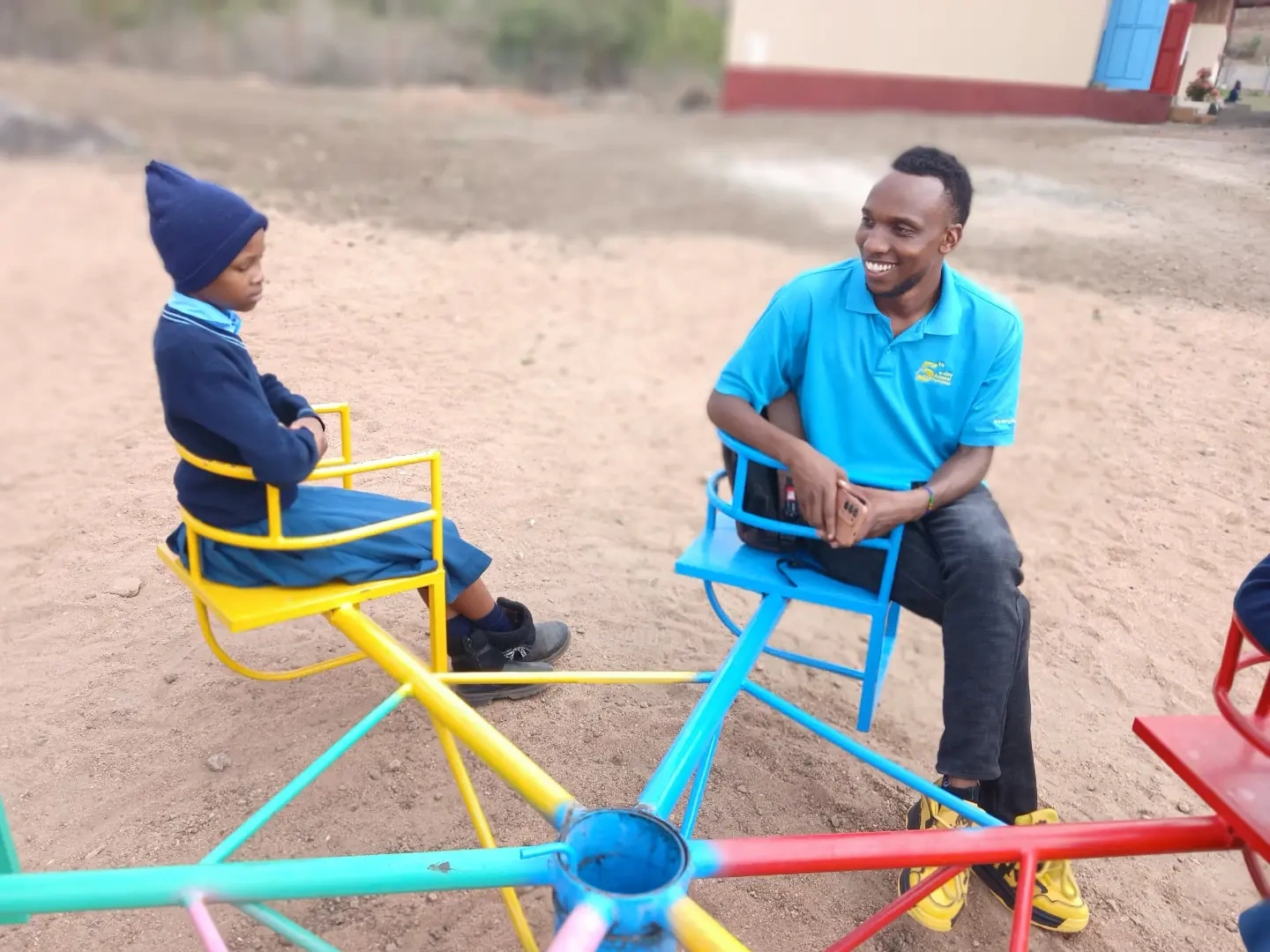 Mentor and young participant having a coaching conversation