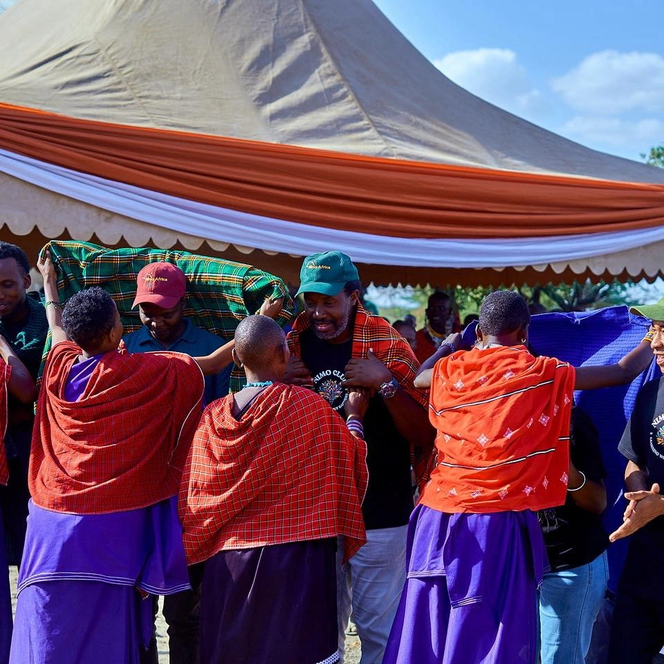 Families and community members at a Kipaji Spark event