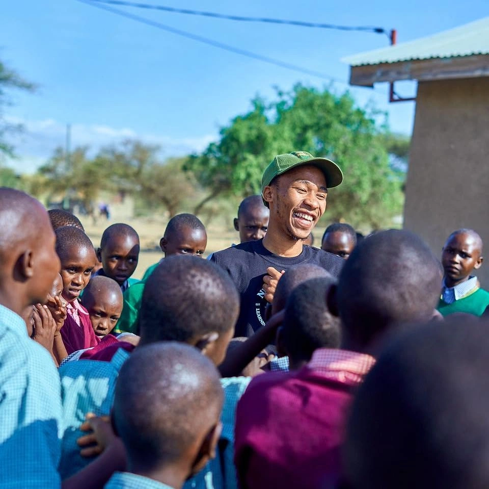 Group mentorship session with young participants