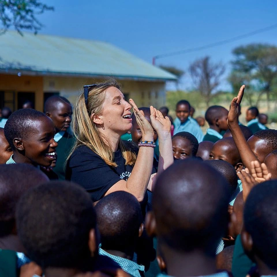 Children participating in an interactive dance workshop at Kipaji Spark